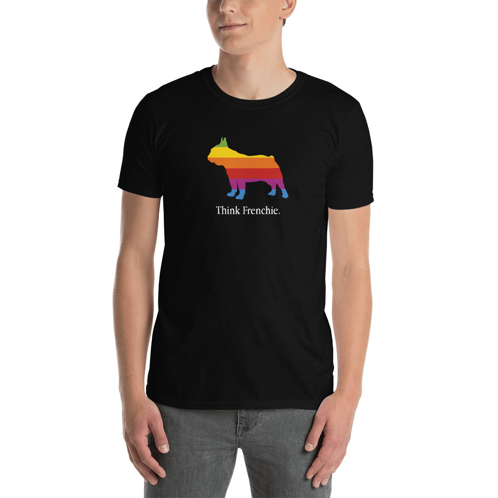 Think Frenchie French Bulldog - Dog Lover Dogs Unisex T-Shirt Secondary image