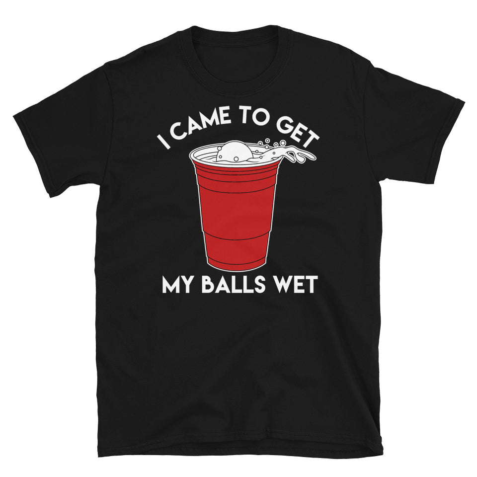 I Came To Get My Balls Wet - Beer Lover Unisex T-Shirt