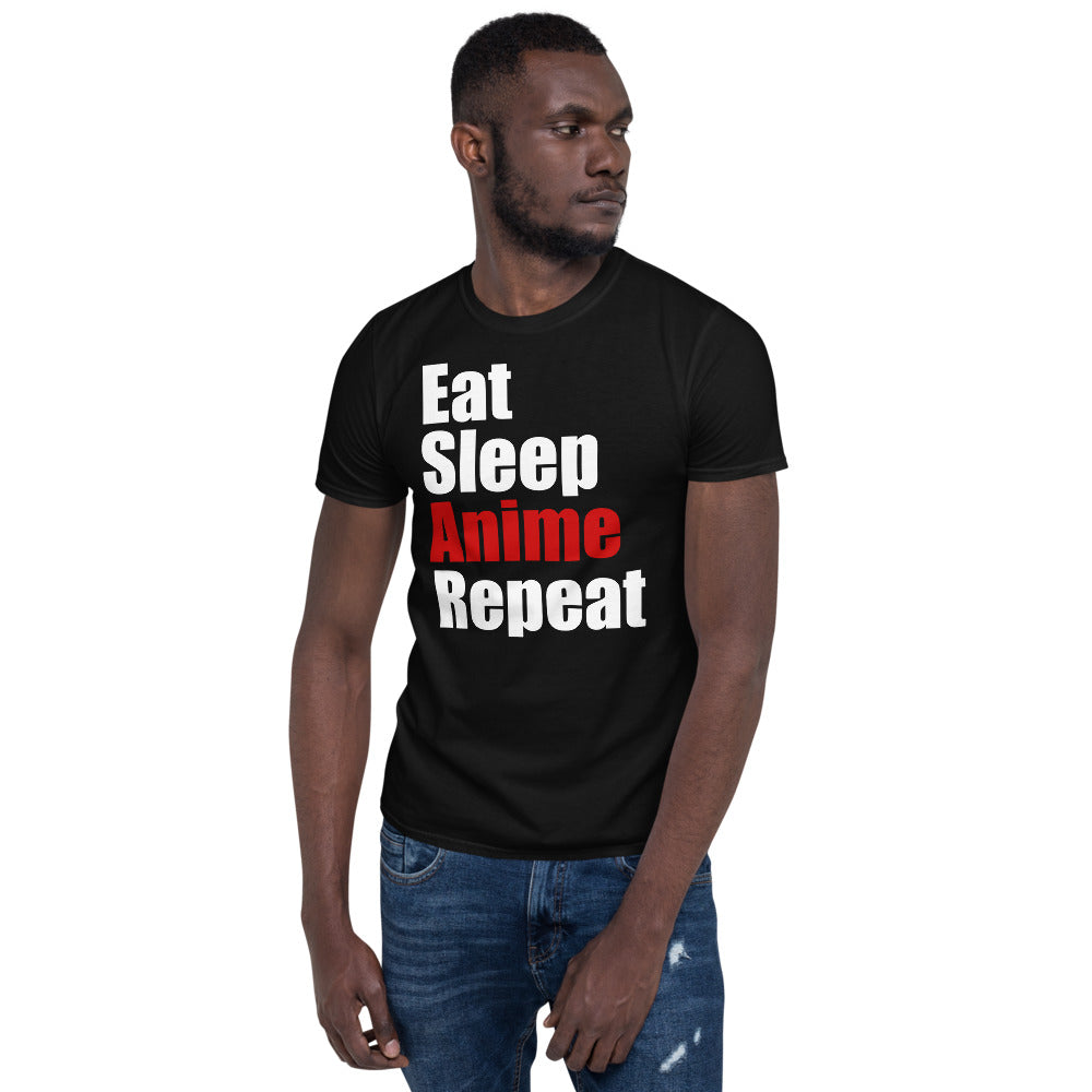 Eat Sleep Anime Repeat Unisex T-Shirt Secondary image