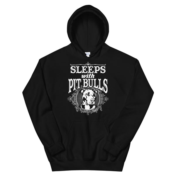 Sleeps With Pitbulls Unisex Hoodie