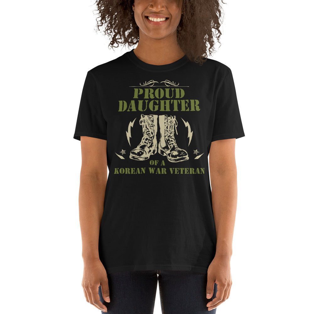 Proud Daughter Of A Korean War Veteran T-Shirt Secondary image