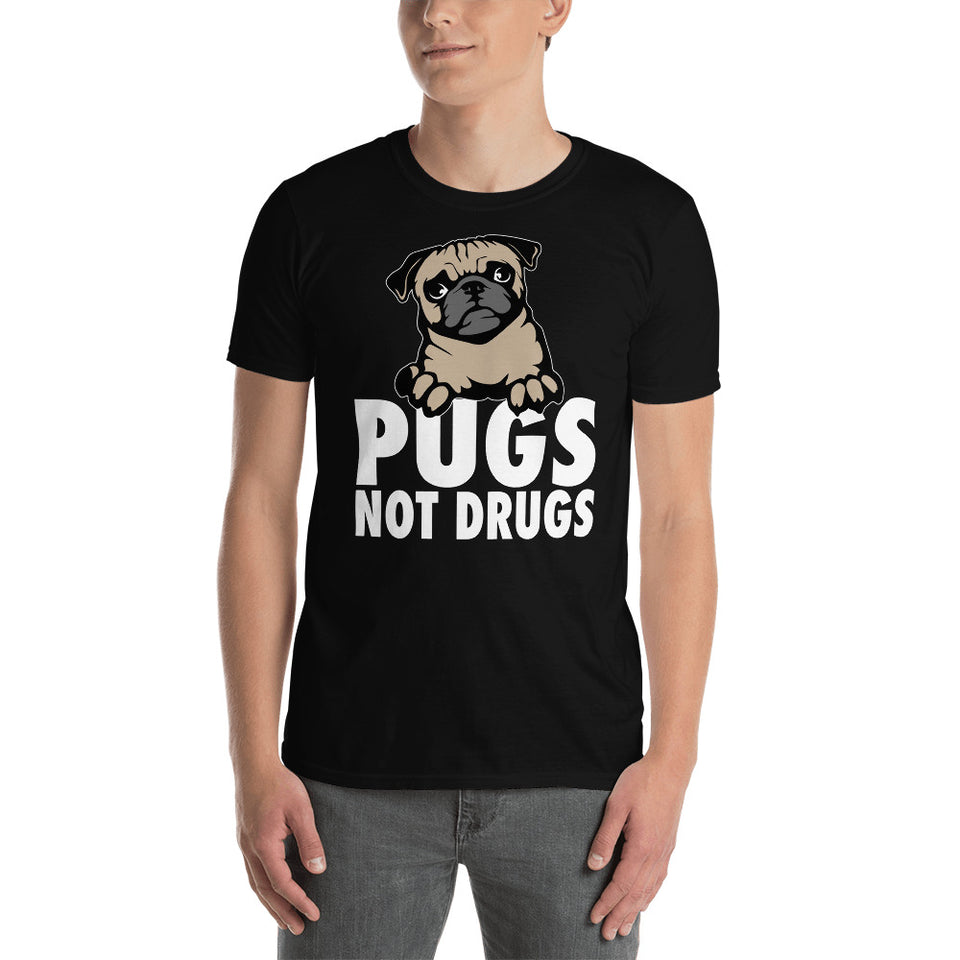 Pugs Not Drugs - Pug Unisex T-Shirt