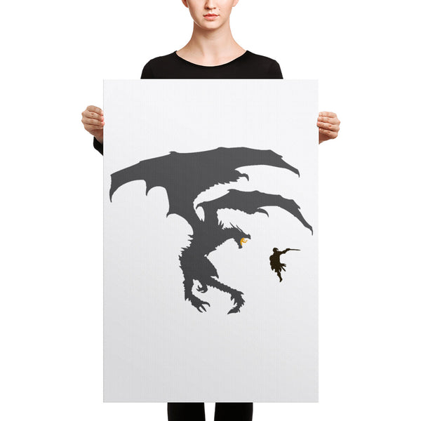 Dragon Fantasy RPG Canvas Print