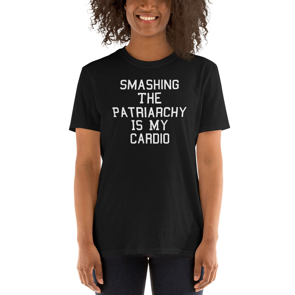 Smashing The Patriarchy Is My Cardio Feminism Feminist Women T-Shirt Secondary image