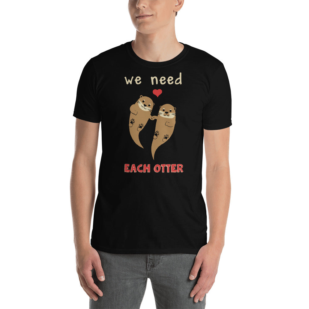 otter otters love couple shirts