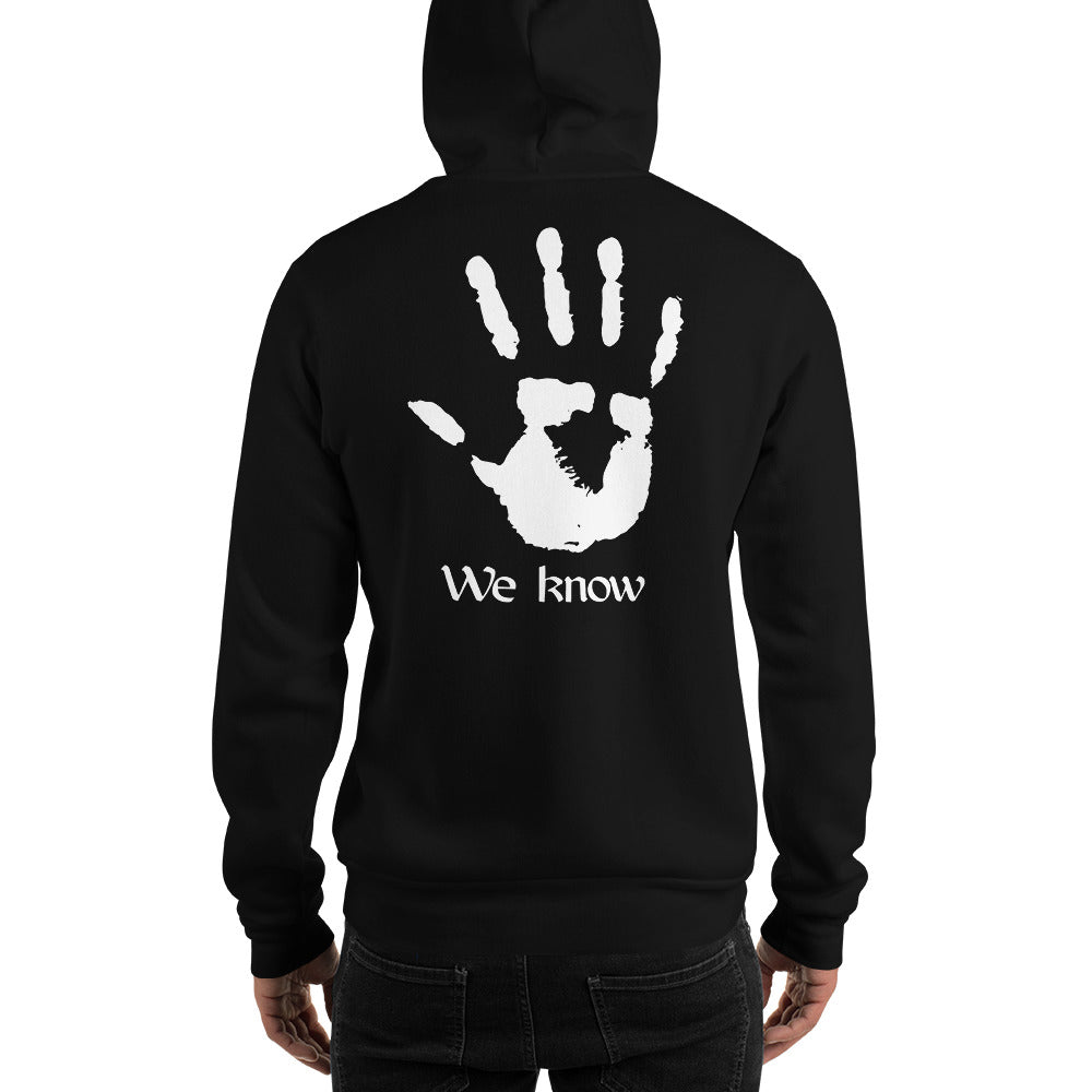 Dark Brotherhood We Know Back Print Unisex Hoodie Secondary image