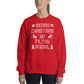 Merry Christmas Ya Filthy Animal Unisex Ugly Xmas Sweater Sweatshirt