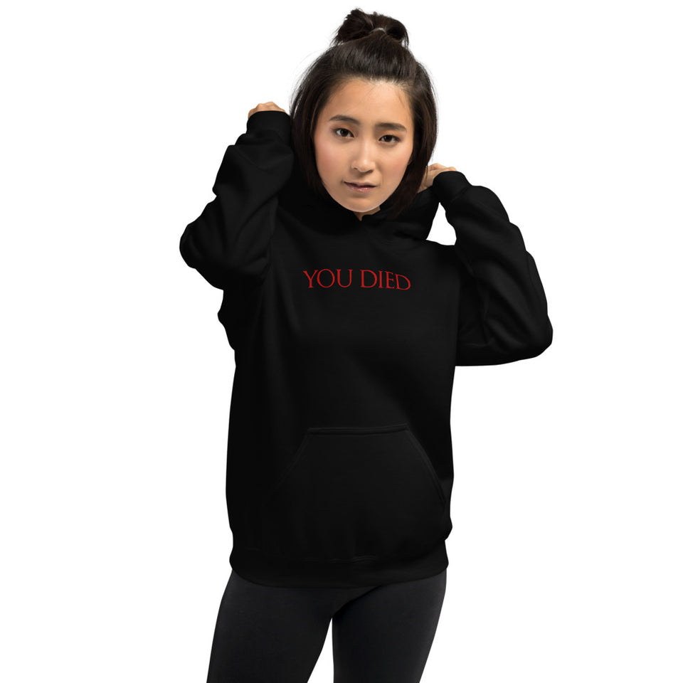 You Died Video Game Unisex Hoodie