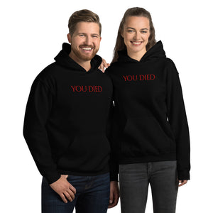 You Died Video Game Unisex Hoodie You Died Video Game Unisex Hoodie