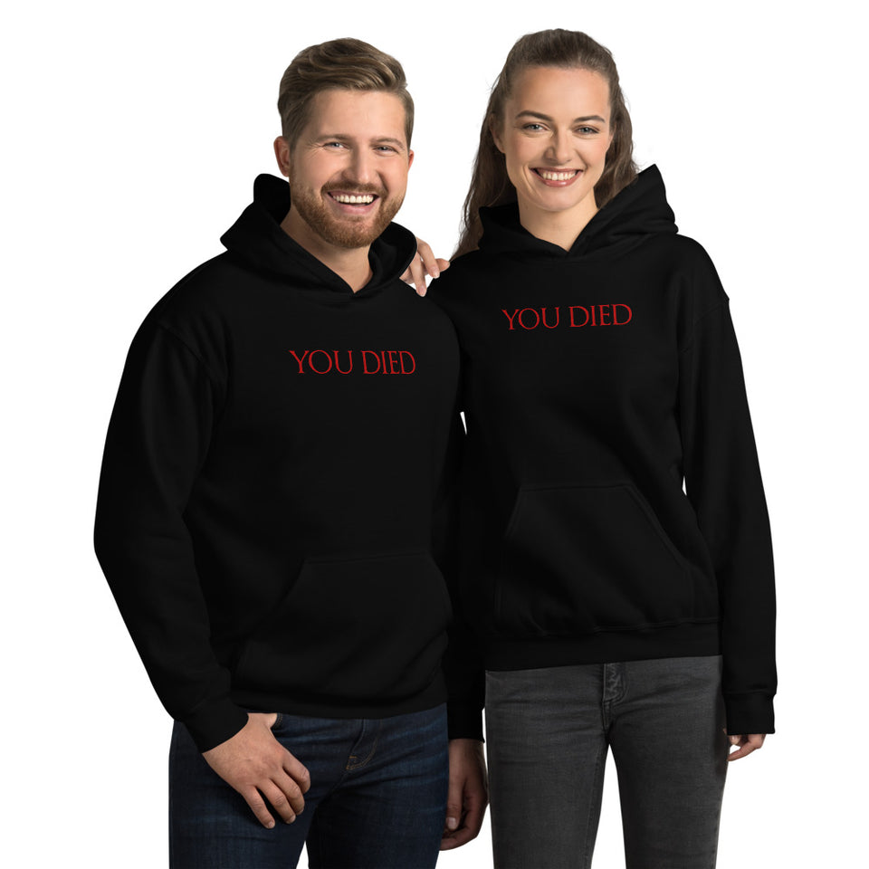 You Died Video Game Unisex Hoodie