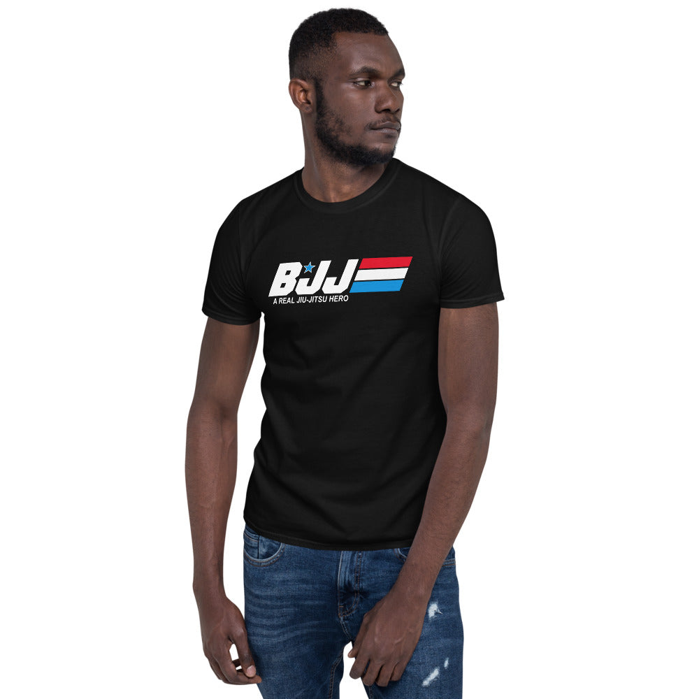 BJJ A Real Jiu Jitsu Hero Unisex Brazilian Jiu Jitsu T-Shirt Secondary image