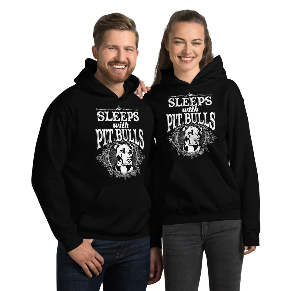 Sleeps With Pitbulls Unisex Hoodie