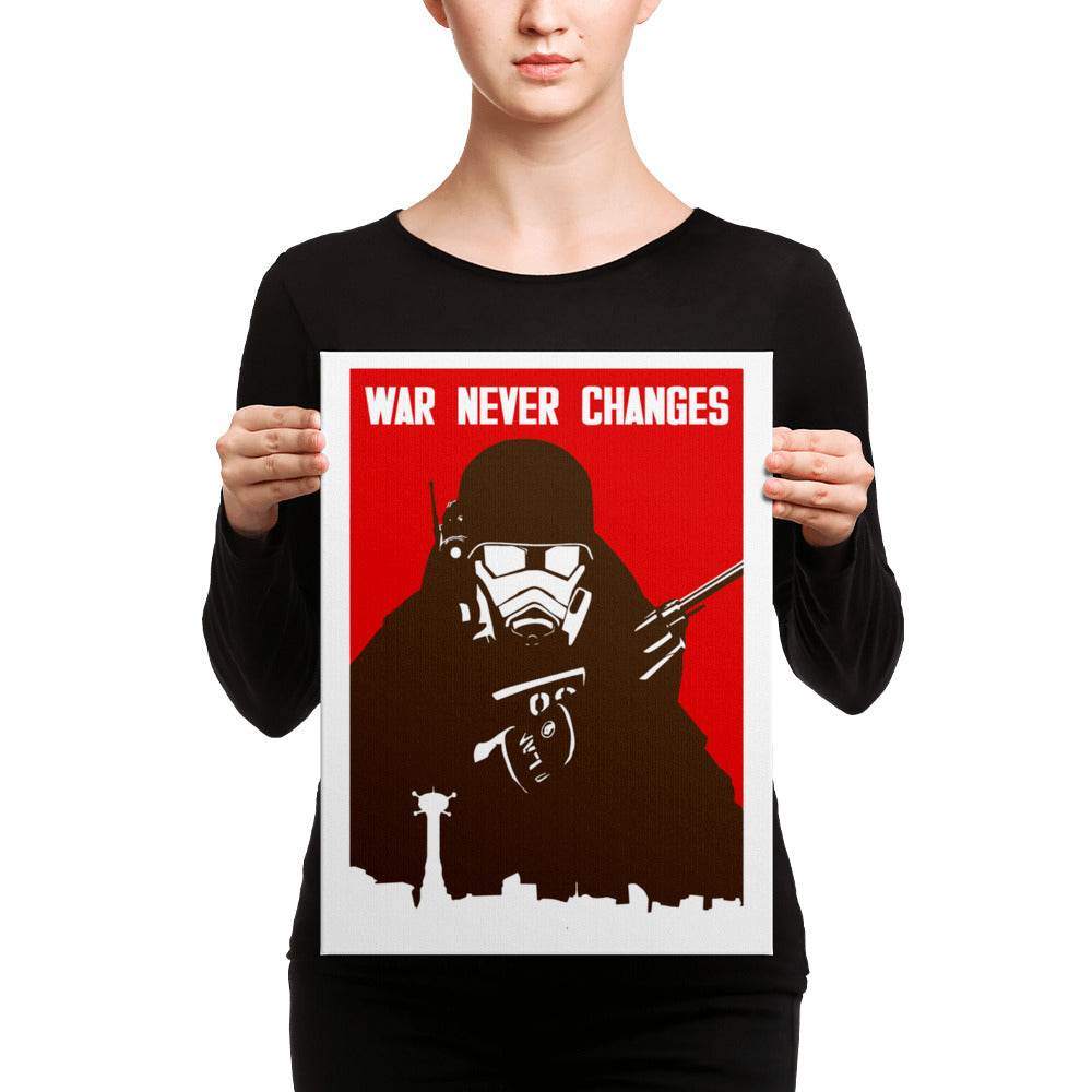 War Never Changes New Vegas Canvas Print Main image