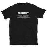 Anxiety: Hearing Video Game Combat Music But Not Seeing Any Enemies Unisex T-Shirt game videogame videogames gamer gaming shirt shirts games