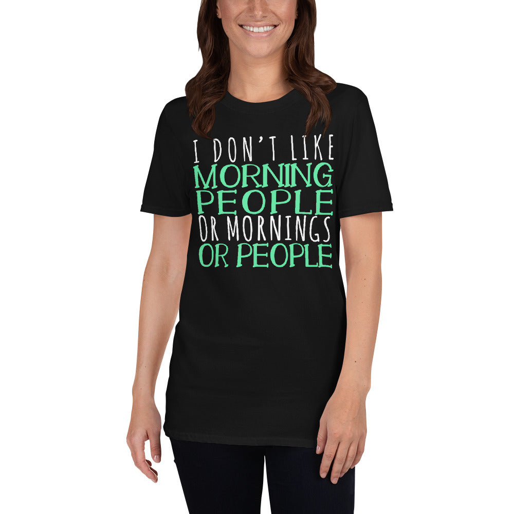 not a morning person shirt Main image