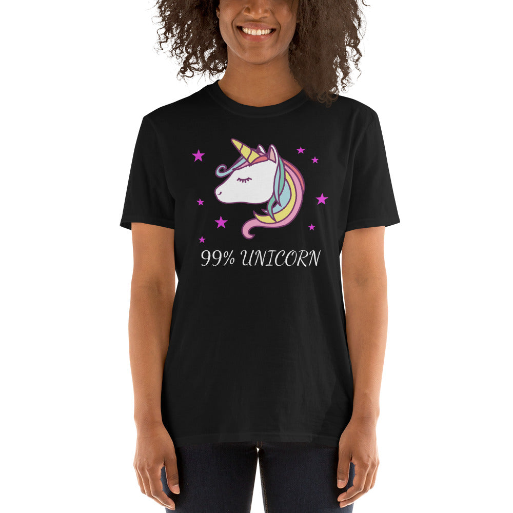 99% Unicorn Unisex T-Shirt Secondary image