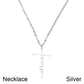 Faith Stainless Steel Pendant Necklace