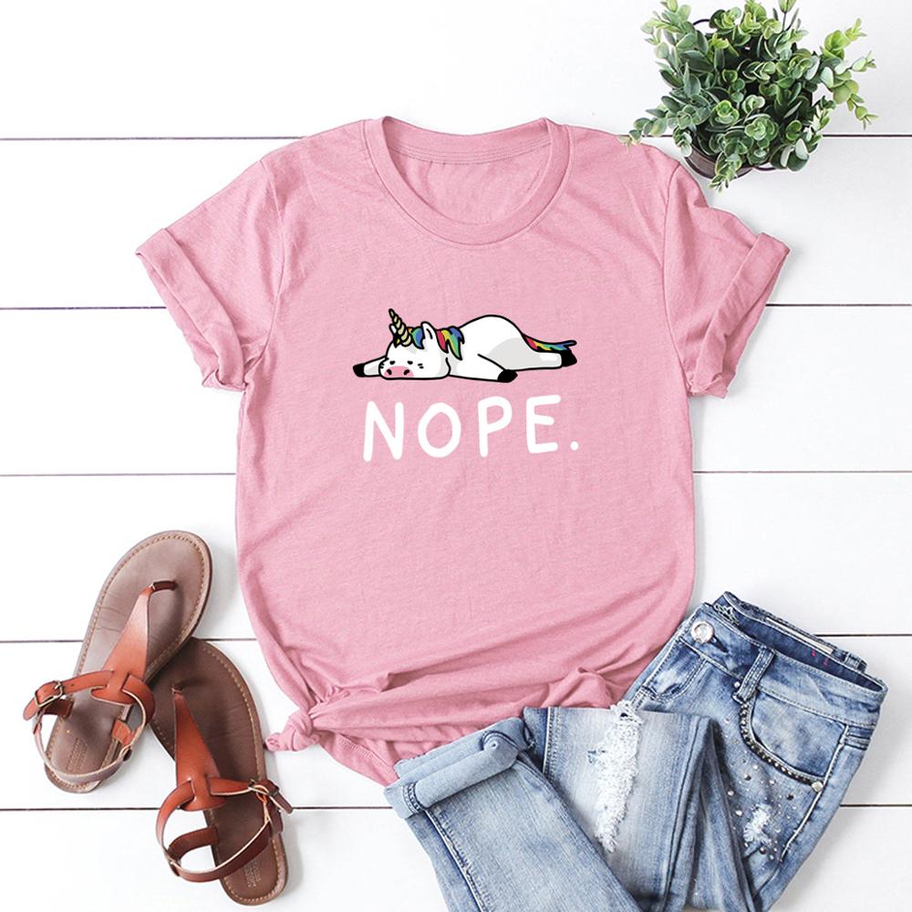 Nope Unicorn Women's T-Shirt Main image