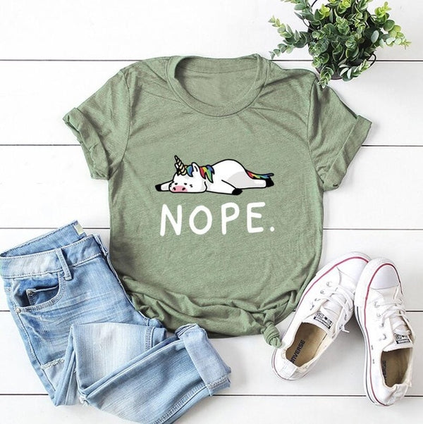 Nope Unicorn Women's T-Shirt