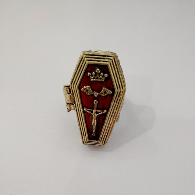 coffin shaped ring