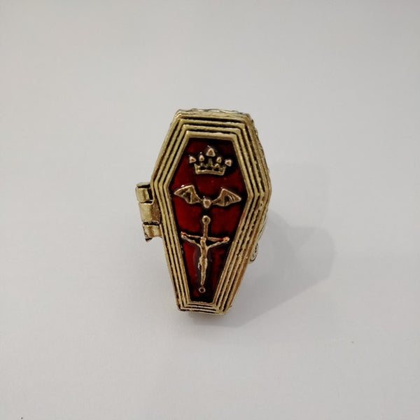 coffin shaped ring