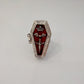coffin shaped ring