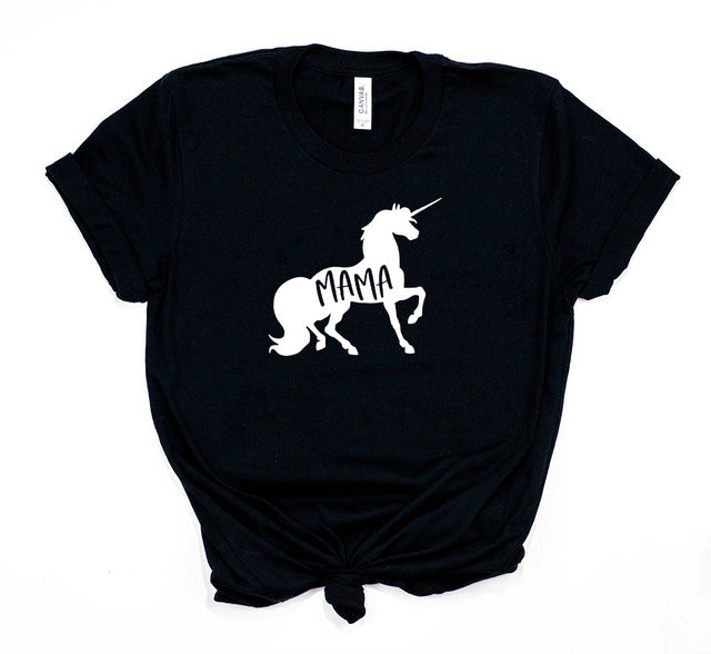Unicorn Mama Mamacorn T-Shirt Secondary image