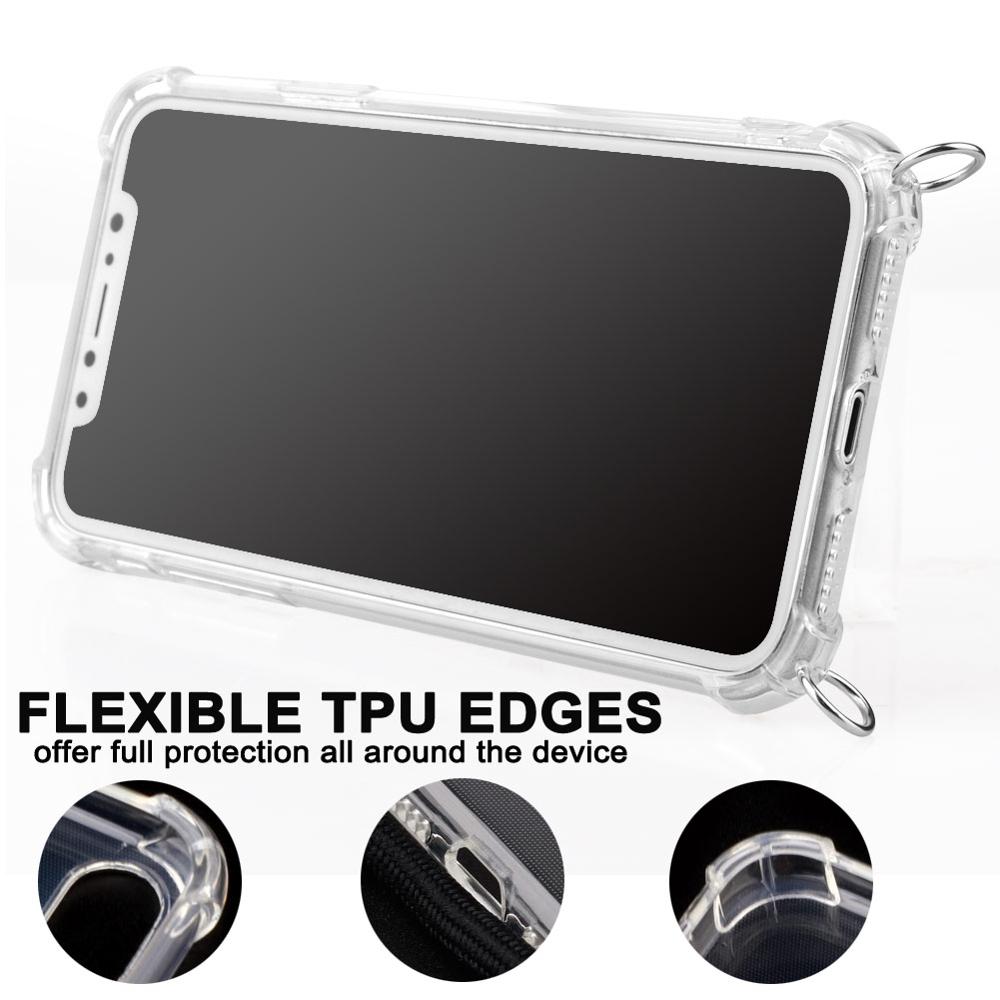 iPhone Crossbody Strap Necklace Phone Case With Lanyard Secondary image