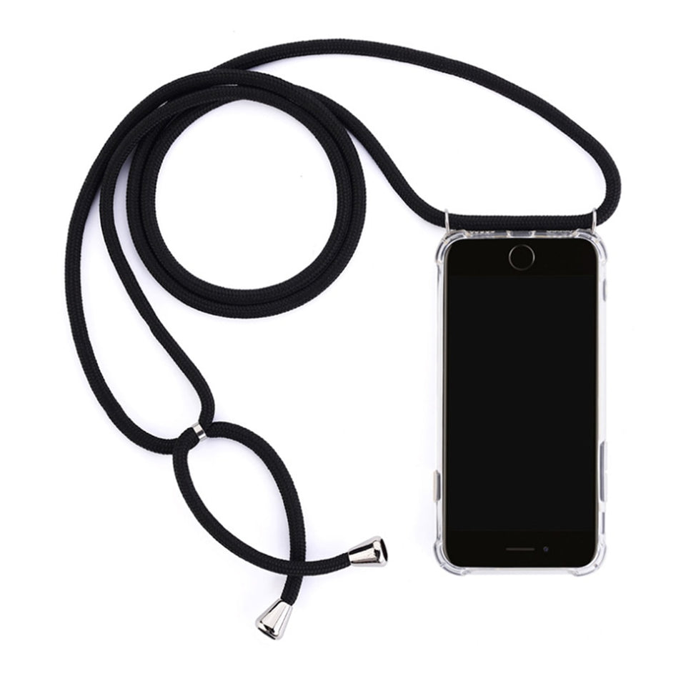 iPhone Crossbody Strap Necklace Phone Case With Lanyard