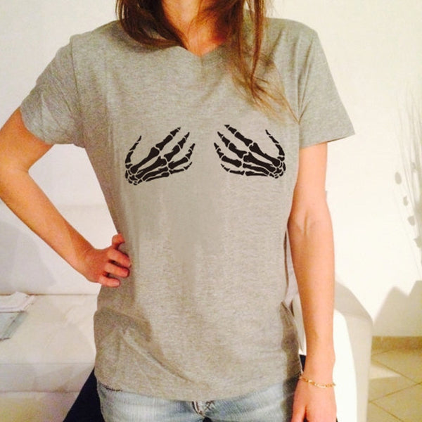 Women's Skeleton Hands T-Shirt