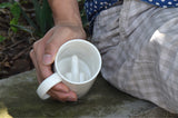 Middle Finger Novelty Coffee Cup middle finger coffee mug middle finger mug have a nice day middle finger mug middle finger coffee cup coffee mug with middle finger on bottom coffee cup with middle finger on bottom