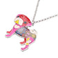 Pug Enamel Necklace