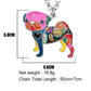 Pug Enamel Necklace