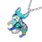 Frenchie French Bulldog Enamel Necklace