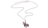 Frenchie French Bulldog Enamel Necklace Frenchie French Bulldog Enamel Necklace