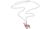 Frenchie French Bulldog Enamel Necklace Frenchie French Bulldog Enamel Necklace