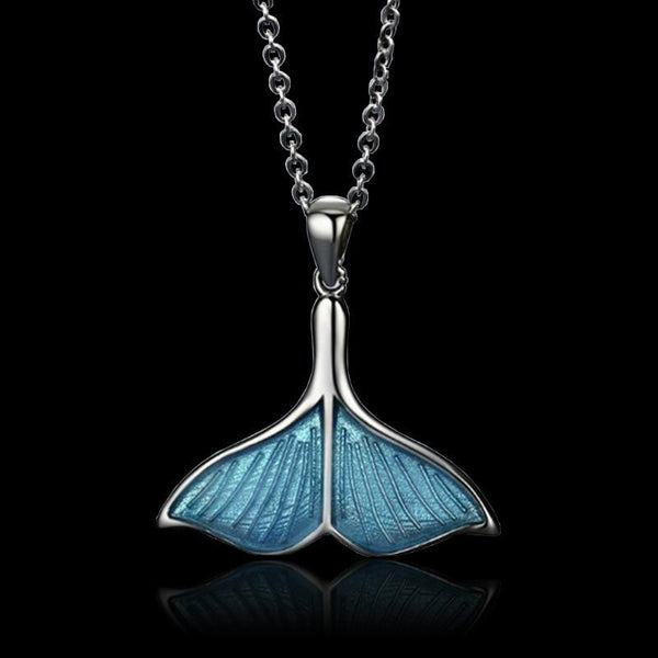 mermaid necklace mermaid tail necklace mermaid pendant necklace