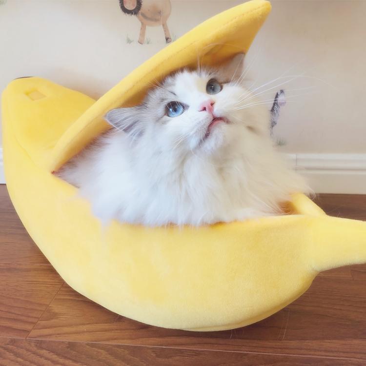 Banana Dog & Cat Bed