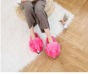 Fluffy Flamingo Slippers Fluffy Flamingo Slippers