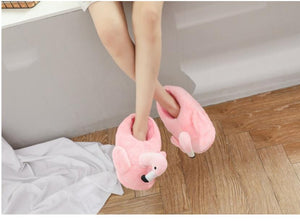 Fluffy Flamingo Slippers Fluffy Flamingo Slippers