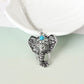 Boho Elephant Pendant Necklace