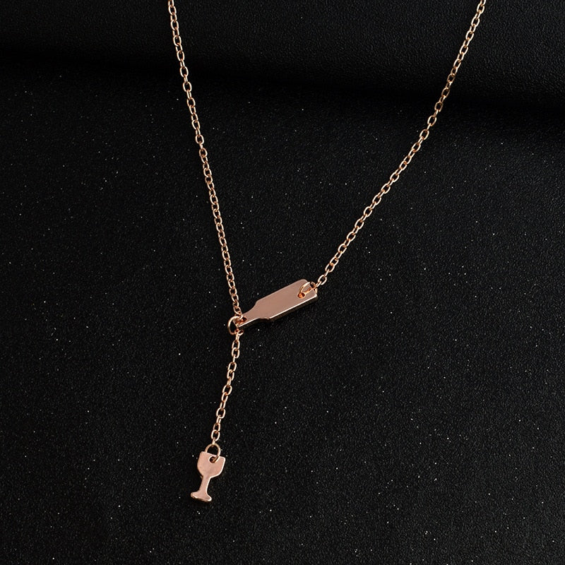 wine necklace wine glass necklace wine bottle necklace wine bottle and glass necklace wine glass necklace jewelry wine pouring necklace pouring wine necklace wine molecule necklace