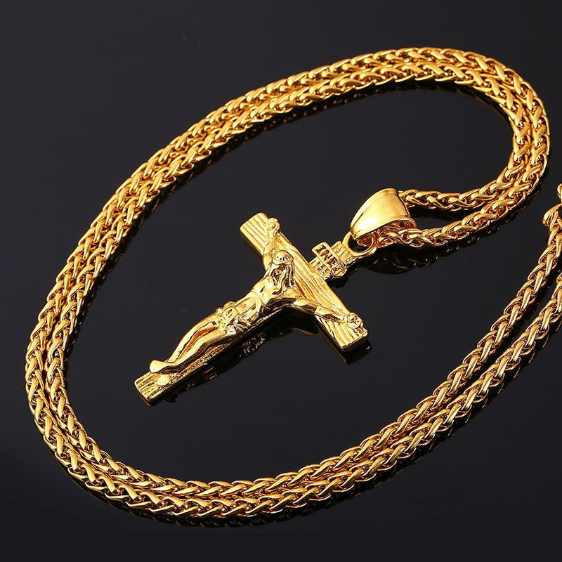 Religious Jesus Cross Necklace Secondary image