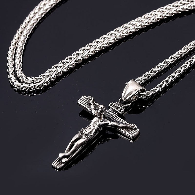 Religious Jesus Cross Necklace Superhero Gear