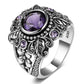 Sterling Silver Amethyst Vintage Ring