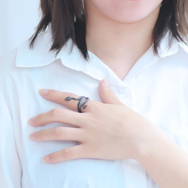 Silver Snake Ring