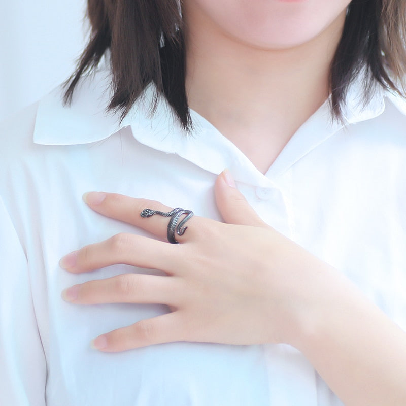 Silver Snake Ring