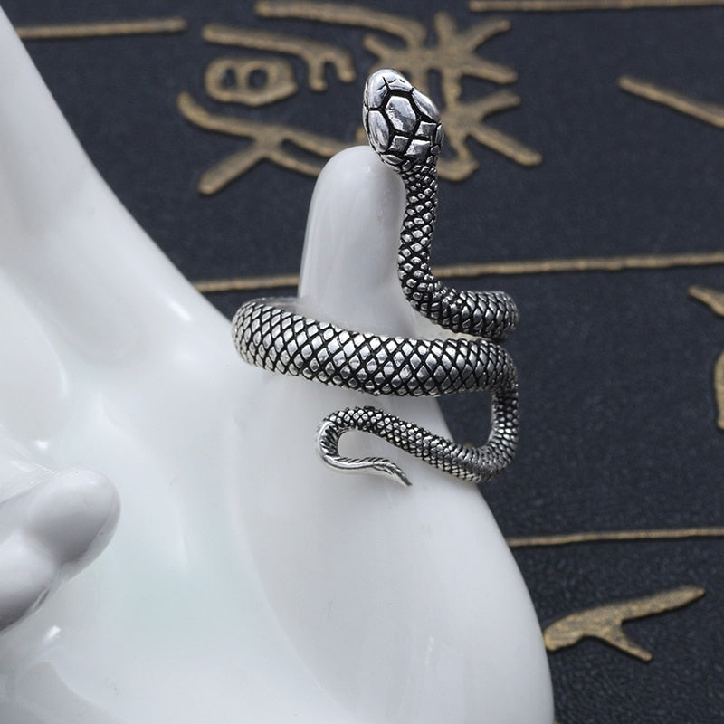 Silver Snake Ring