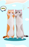 Kawaii Cute Cat Long Plush Pillow cat plush cat stuffed animals stuffed cat stuffed cat toy