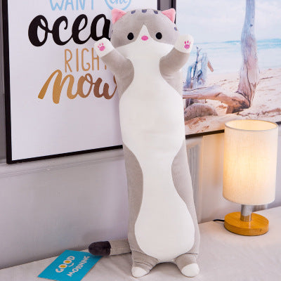 Kawaii Cute Cat Long Plush Pillow Secondary image